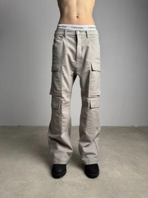 Rick Owens Current Twill Pearl Double Cargo Pants 3
