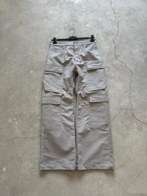 Rick Owens Current Twill Pearl Double Cargo Pants 6