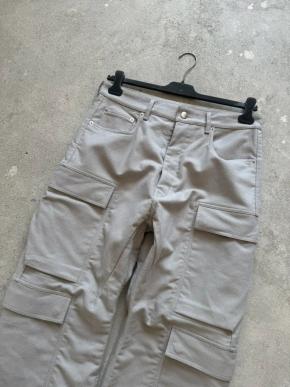 Rick Owens Current Twill Pearl Double Cargo Pants 5