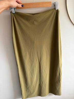 Miu Miu Olive Green Jersey Midi Skirt 3
