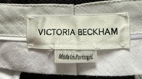 Victoria Beckham Black Wool Zip Trousers 5