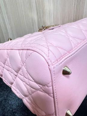 Dior Medium Cannage Pink Lady Dior bag 5