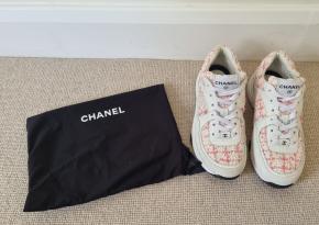 Chanel CC Tweed Trainers 11
