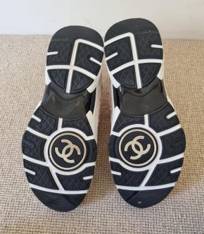 Chanel CC Tweed Trainers 6