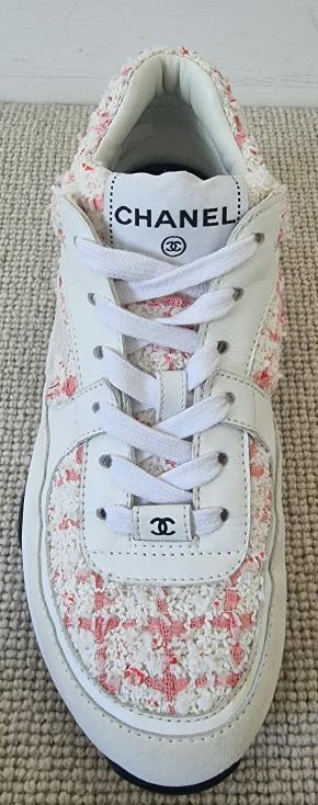 Chanel CC Tweed Trainers 9