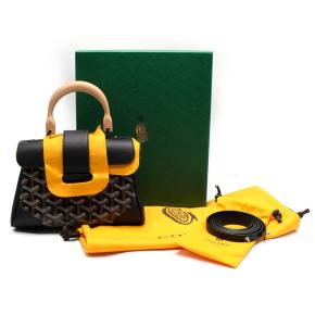 Goyard Black Saïgon Mini Top Handle Bag 2