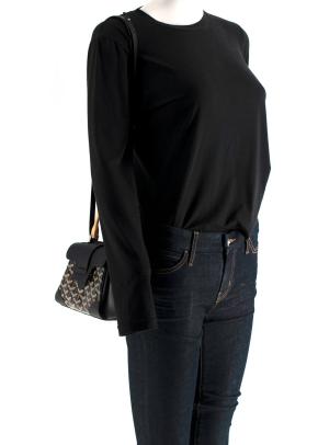 Goyard Black Saïgon Mini Top Handle Bag 7