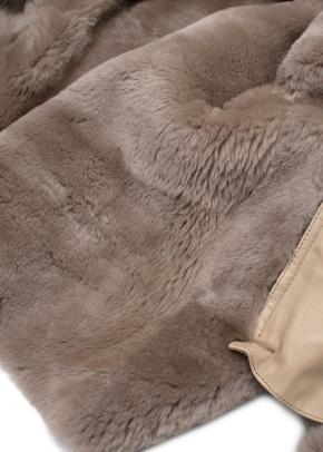 Joseph Taupe Shearling Double-Breasted Jacket 3