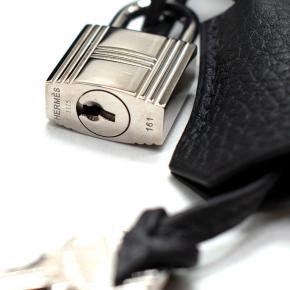 Hermes  Black Togo Leather Kelly 32 - Full Set 2016 6