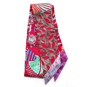 Hermès Paris Multi Silk Twilly 5