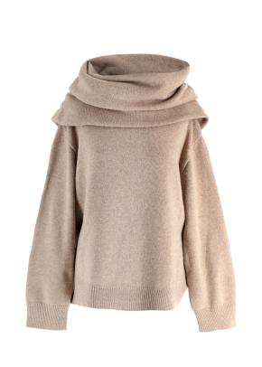 The Frankie Shop oversized cowl-neck / hooded sweater 2