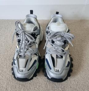 Balenciaga Grey Track Nylon/Mesh Trainers 4
