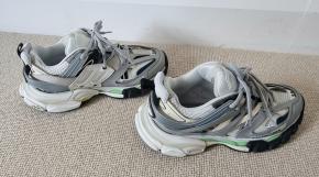 Balenciaga Grey Track Nylon/Mesh Trainers 3