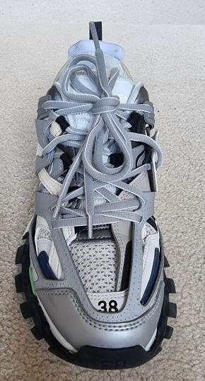 Balenciaga Grey Track Nylon/Mesh Trainers 2