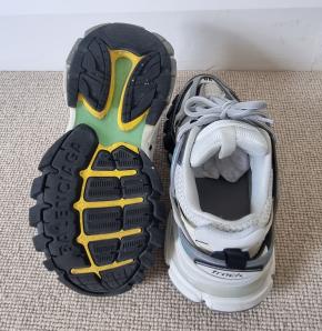 Balenciaga Grey Track Nylon/Mesh Trainers 6