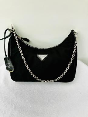 Prada Black Nylon Re Edition Shoulder/Crossbody Bag 13