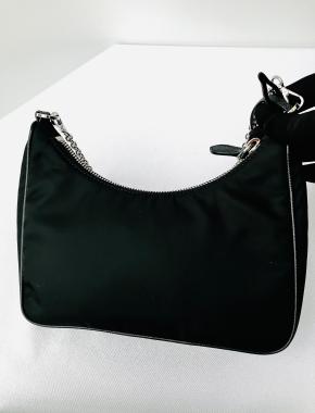 Prada Black Nylon Re Edition Shoulder/Crossbody Bag 3