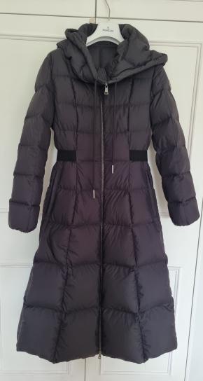 Moncler Long Black Padded Midi Coat 2