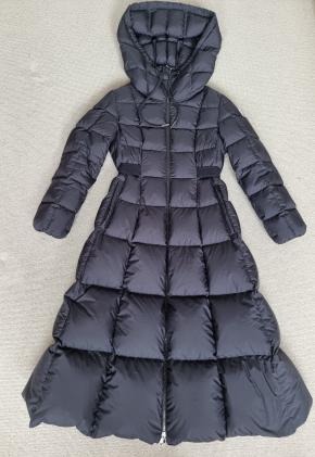 Moncler Long Black Padded Midi Coat 4