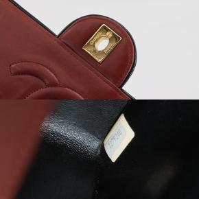 Chanel Vintage Red Matelassé Shoulder Bag 7