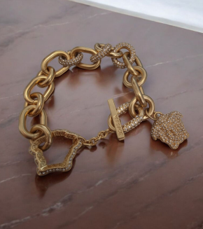 Versace Medusa Head Chain Bracelet 4