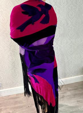 Joop Velvet Maxi Dress And Shawl 20