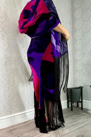 Joop Velvet Maxi Dress And Shawl 24