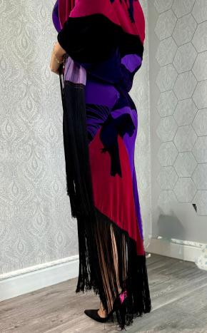 Joop Velvet Maxi Dress And Shawl 26
