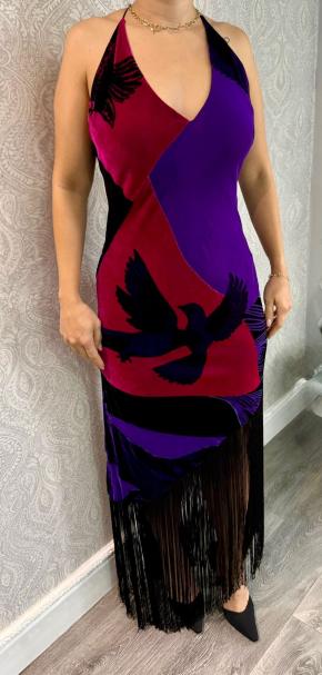 Joop Velvet Maxi Dress And Shawl 27