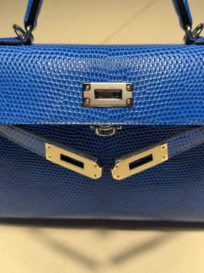 Hermes Rare Bleu Sapphire Mini Kelly II - Full set with receipt 5