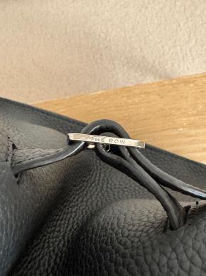The Row Size 10 Black Leather Margaux bag 10