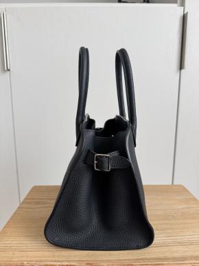 The Row Size 10 Black Leather Margaux bag 7