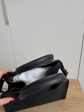 The Row Size 10 Black Leather Margaux bag 9