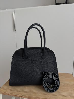 The Row Size 10 Black Leather Margaux bag 3