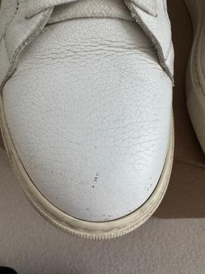 Brunello Cucinelli White Calfskin Trainers 9