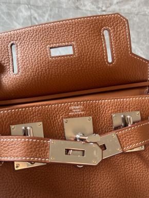 Hermes Full Set Gold Togo Leather New Style Hac 5