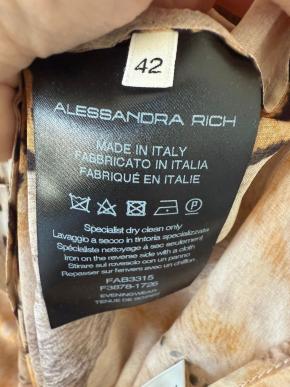 Alessandra Rich Leopard-Print Silk Georgette Gown 5