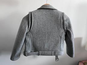 Brunello Cucinelli Grey Cashmere Bomber Jacket 6 YRS 3