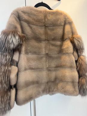 Yves Salomon Grey Mink Jacket/Coat 3