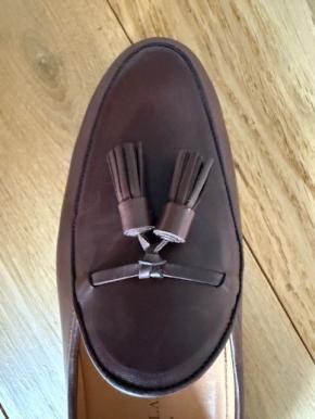 Baudoin & Lange London Grand Conti Tassel Leather Slip on Loafer 5