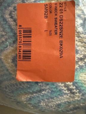 M Missoni Blue ZigZag Top 7