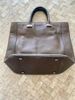 The Row Grey Tall Tote Bag - Well worn 4