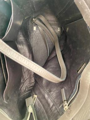 The Row Grey Tall Tote Bag - Well worn 10