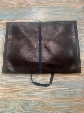 Ann Demeulemeester Black Leather Envelope Clutch Bag 4