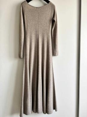 Ralph Lauren Polo Beige Cashmere Midi Dress 3