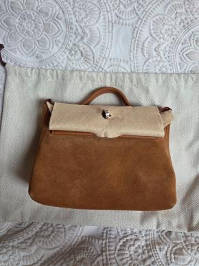 Hermés Tan 24/24 21 Grizzly Bag 5