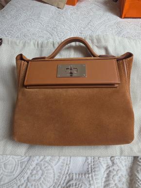 Hermés Tan 24/24 21 Grizzly Bag 2