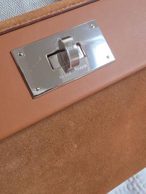 Hermés Tan 24/24 21 Grizzly Bag 7