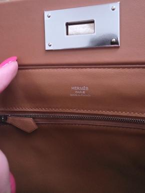Hermés Tan 24/24 21 Grizzly Bag 10
