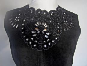 Dolce & Gabbana Black Suede/Leather Dress 7